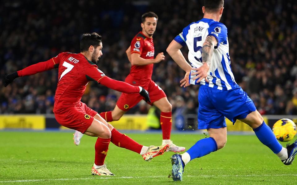 Pedro Neto (L) - Wolves lack cutting edge against Brighton to turn a hard-fought point into three