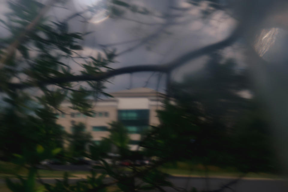 The building in Lansdowne, Va., where Reston Pediatrics is located. (Shuran Huang for NBC News)