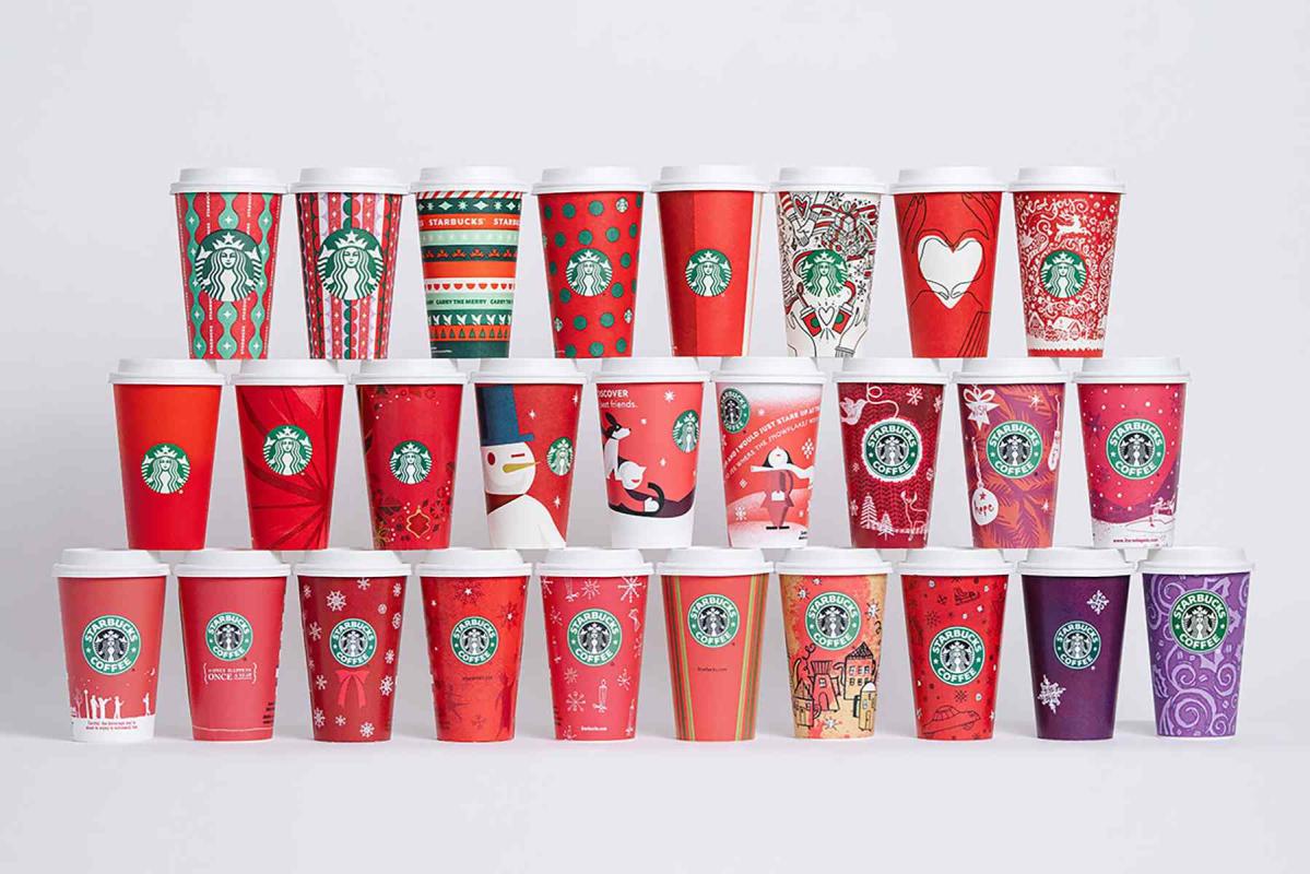 Every Starbucks Holiday Cup Design Since 1997