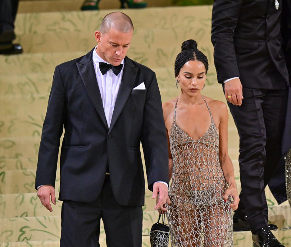 Channing Tatum and Zoe Kravitz leave the 2021 Met Gala together in New York City