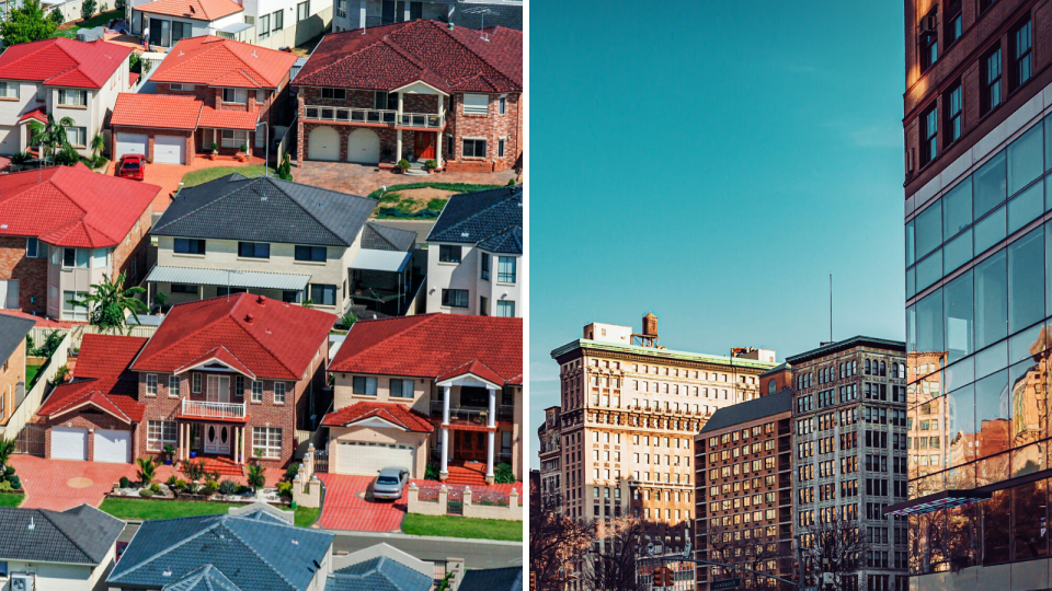 What are the pros and cons of investing in residential vs commercial property? (Source: Getty)