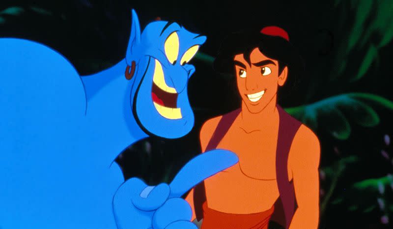 “Aladdin und der König der Diebe”: Robin Williams lieh in dem Disney-Klassiker “Dschinni” seine Stimme. (Bild: Yahoo! Movies)