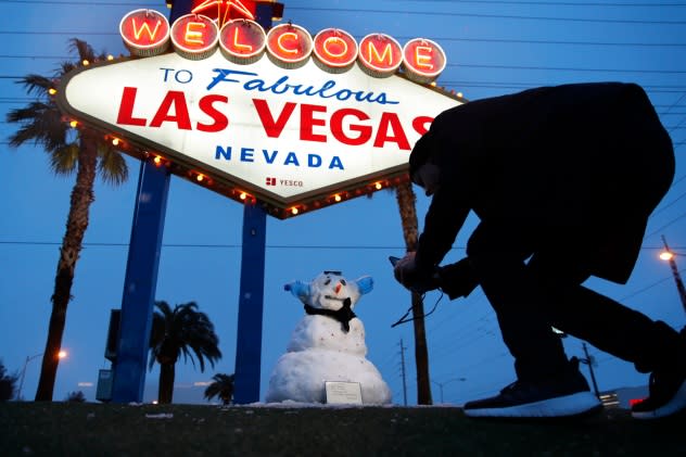 vegas snow