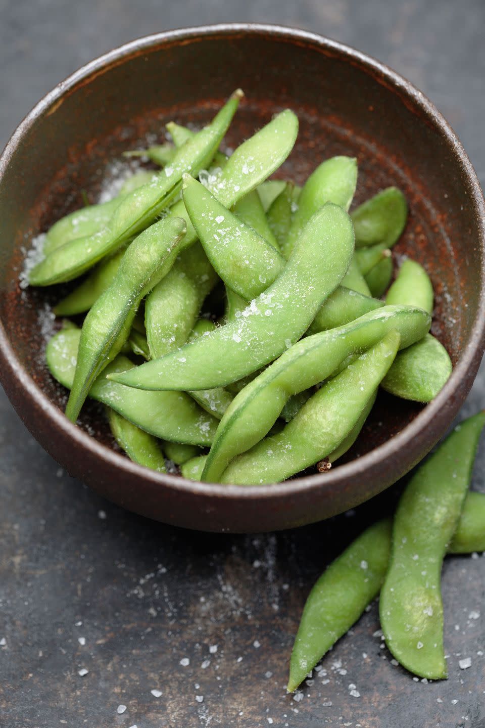 Edamame with sea salt