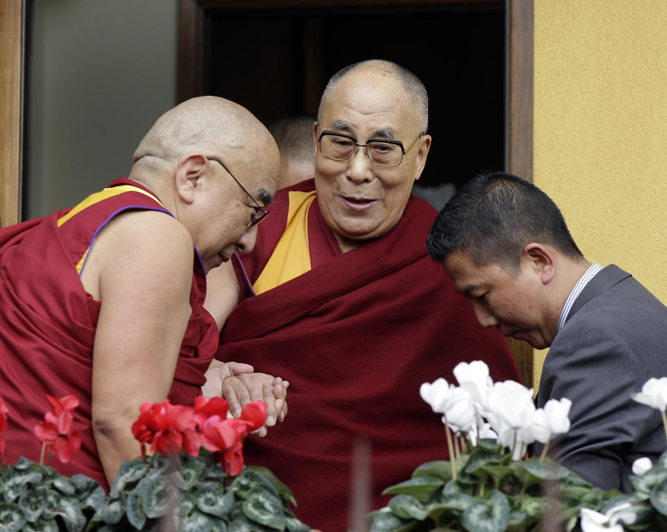 Dalai Lama visits Milan