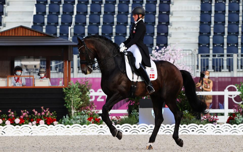  Nanna Skodborg Merrald of Denmark on her horse Zack competes - REUTERS/Hamad I Mohammed