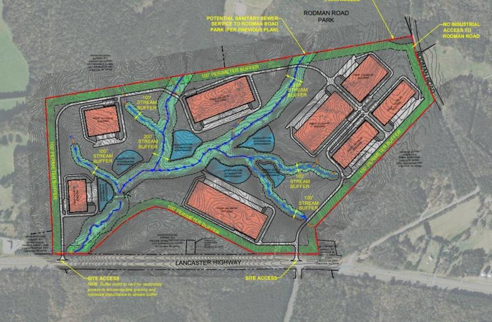 A new industrial park in Chester County could gain business from the Scout Motors site in Blythewood.
