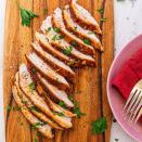 <p>Who says you have to turn on your oven to make delicious turkey? After trying this easy recipe, not us. All you need to do is mix up a simple brown sugar rub, coat the meat, and let your slow cooker do the rest!</p><p>Get the <a href="https://www.delish.com/uk/cooking/recipes/a34367330/crockpot-turkey-breast-recipe/" rel="nofollow noopener" target="_blank" data-ylk="slk:Slow Cooker Turkey Breast;elm:context_link;itc:0;sec:content-canvas" class="link ">Slow Cooker Turkey Breast</a> recipe.</p>