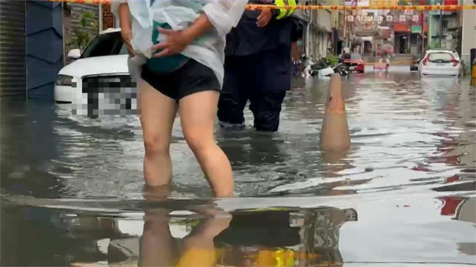 20年不曾淹水！建商施工堵排水　台南鬧區逢雨就淹