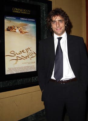 Adriano Giannini at a Los Angeles screening of Screen Gems' Swept Away