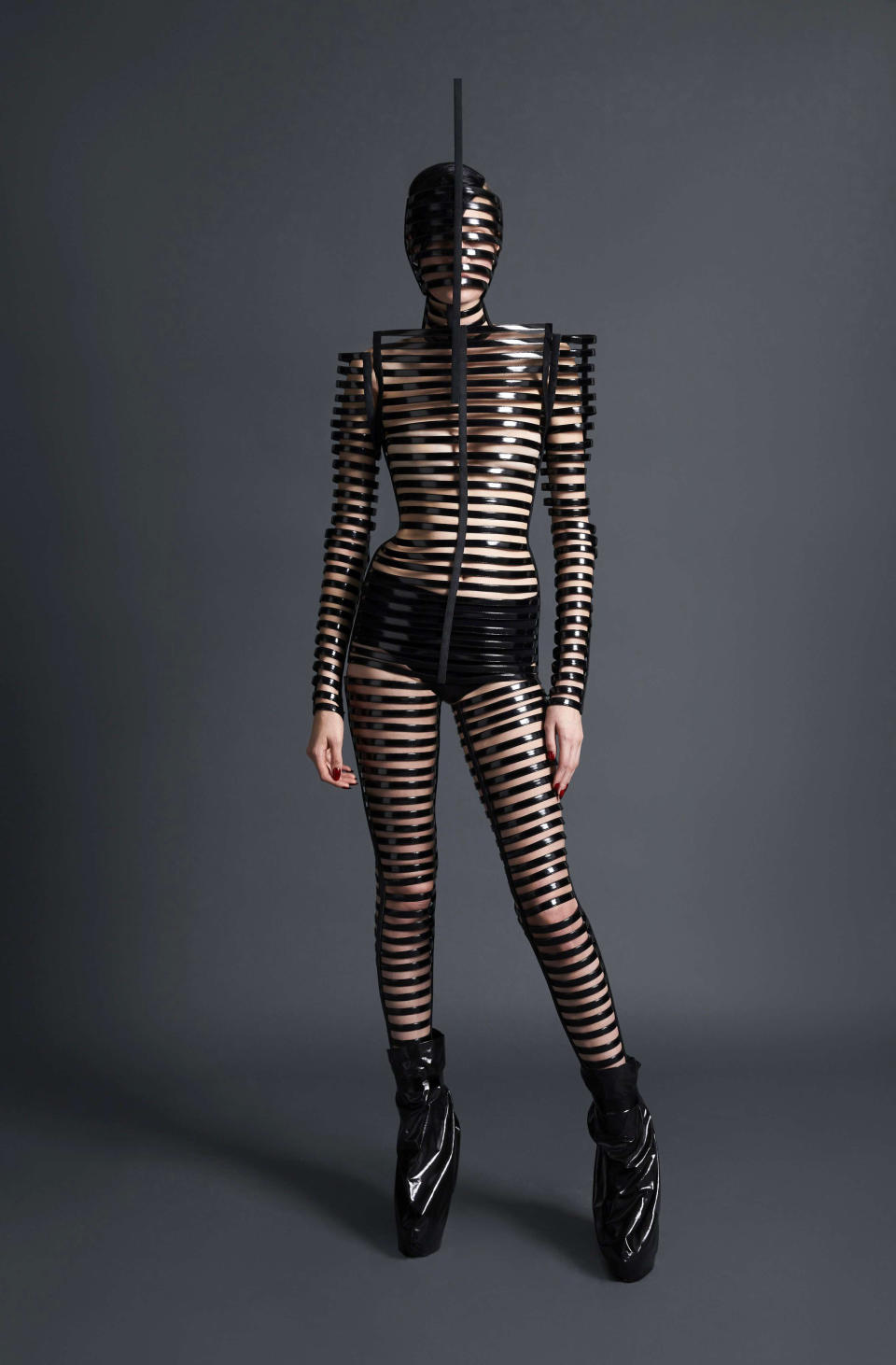 <p>Pugh’s designs just kept on getting creepier and just a little disturbing. However, the designer is renowned for his creative creations.<em> [Photo: Rex]</em> </p>