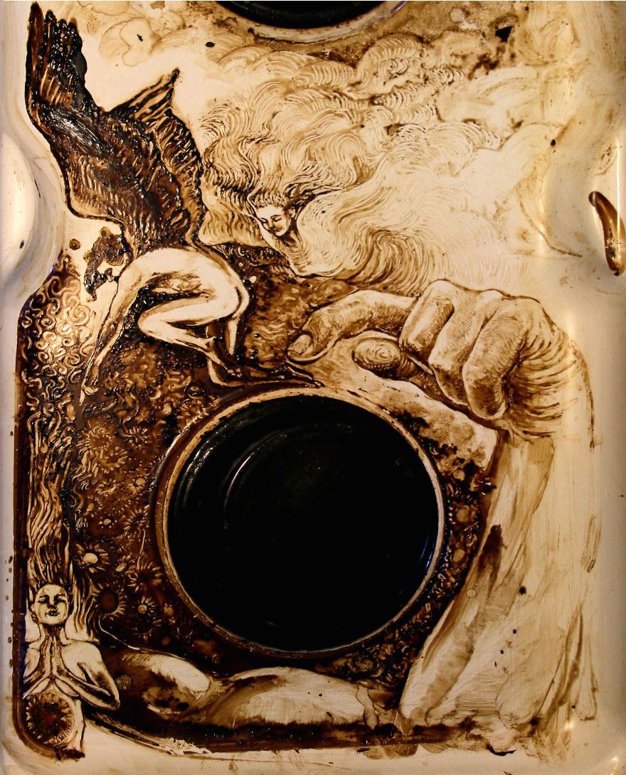 Coffee Spilled? Why Not Make Art?