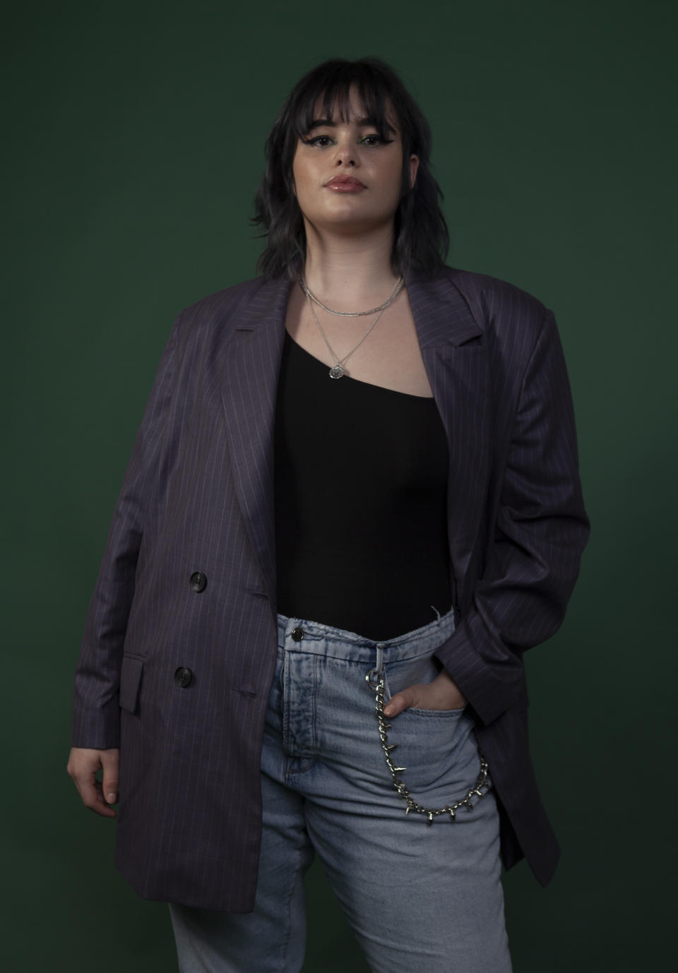 In this Dec. 9, 2019, photo Barbie Ferreira poses for a portrait in Los Angeles. Ferreira was named one of The Associated Press’ Breakthrough Entertainers of 2019. (Photo by Rebecca Cabage/Invision/AP)