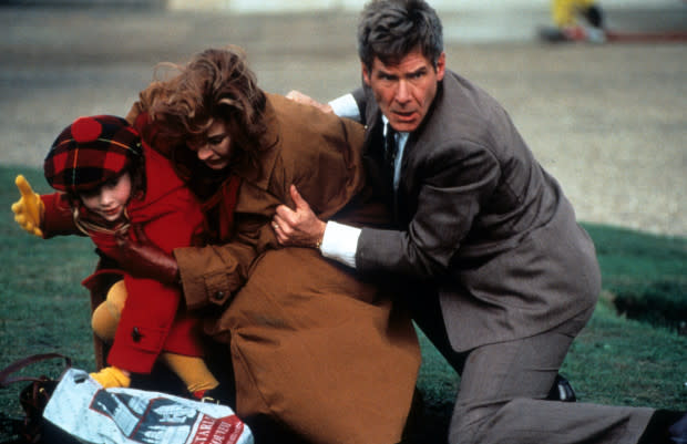 <p>Getty Images</p><p>Harrison Ford took over the role of Jack Ryan in this adaptation of Tom Clancy’s novel of the same name. With the backdrop of the ethno-nationalist conflict in Northern Ireland playing out, Ryan gets himself targeted by a renegade faction of the IRA after he stops an assassination of a British official. Out for revenge, the group goes after Ryan and his family, culminating in a raid on his home back in the U.S.</p>