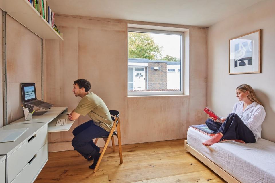 The guest bedroom doubles as a study (Juliet Murphy)