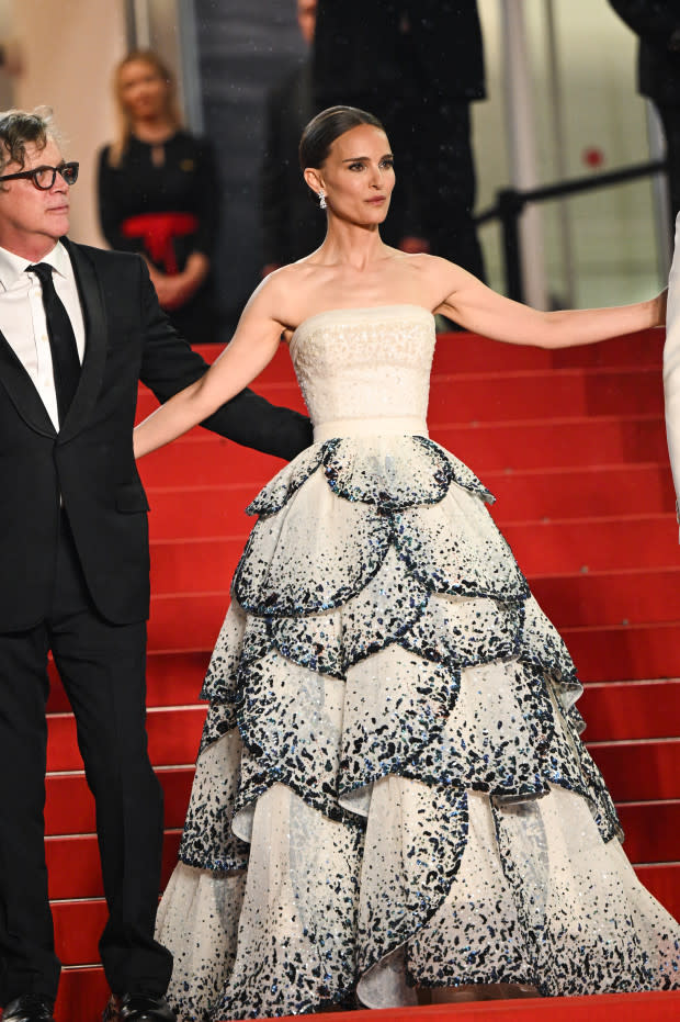 Natalie Portman attends the "May December" red carpet during the 76th annual Cannes film festival at Palais des Festivals on May 20, 2023, in Cannes, France.<p>Stephane Cardinale - Corbis/Corbis via Getty Images</p>