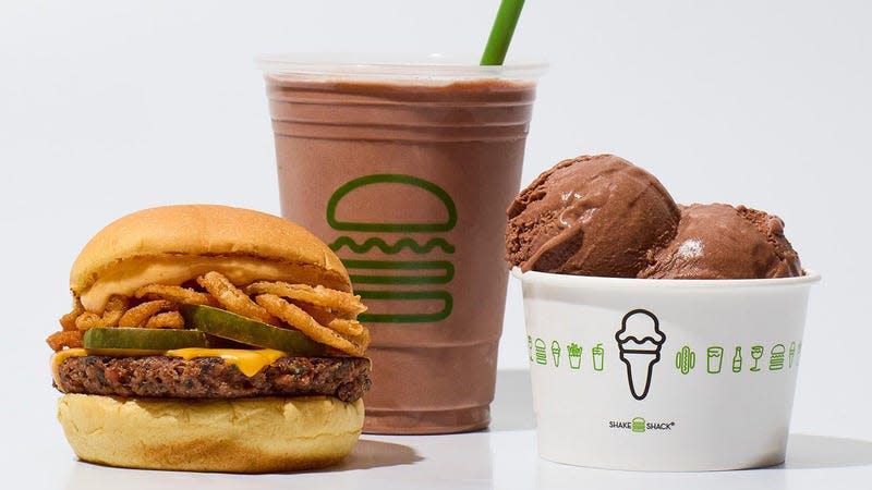 Shake Shack's new plant-based burger and dairy-free chocolate treats