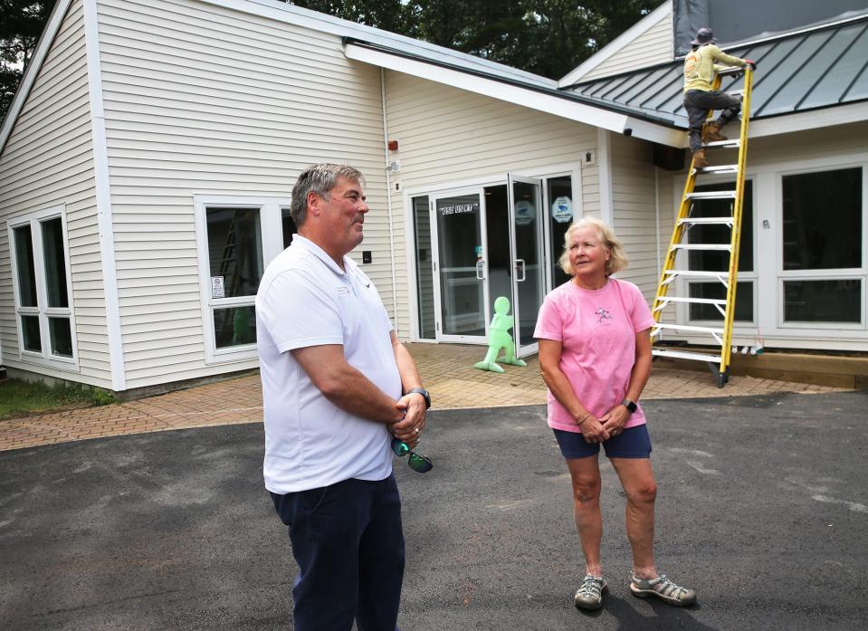The new Seacoast Pickleball facility owned by Harry Wesson and managed by Michele LaBranche will be open this fall in York.
