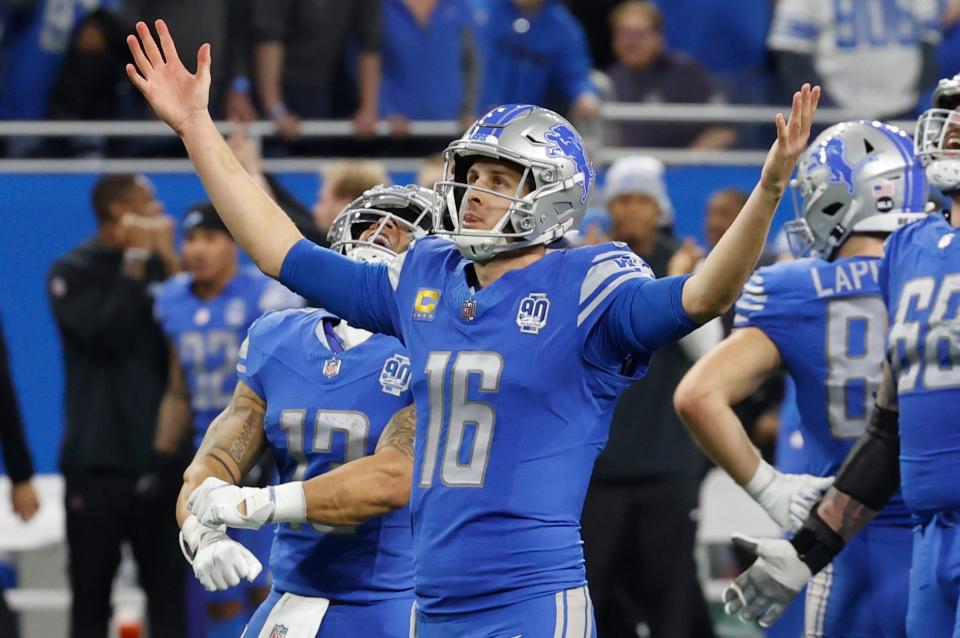 Are Jared Goff and the Detroit Lions on upset alert in their NFC Divisional Round game of the NFL Playoffs on Sunday?