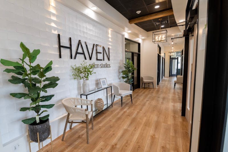 The interior of Haven Salon Studios in Eatontown.