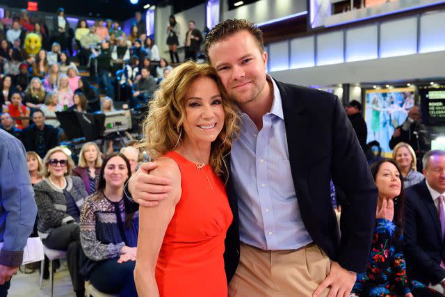 <p>Nathan Congleton/NBCU Photo Bank/NBCUniversal via Getty</p> Kathie Lee Gifford and son Cody Gifford