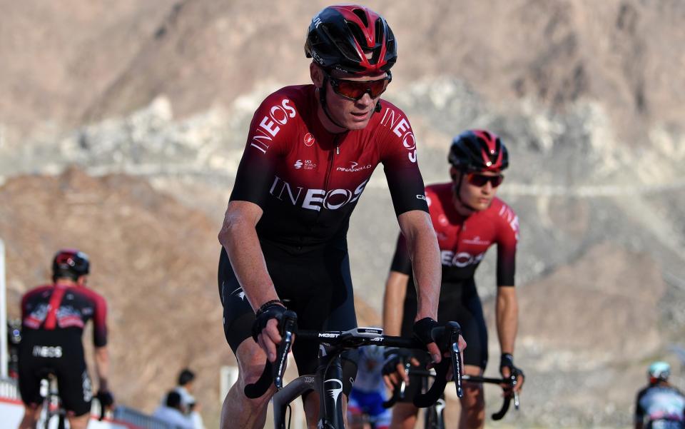 Chris Froome is competing at the seven-day UAE Tour this week - GETTY IMAGES