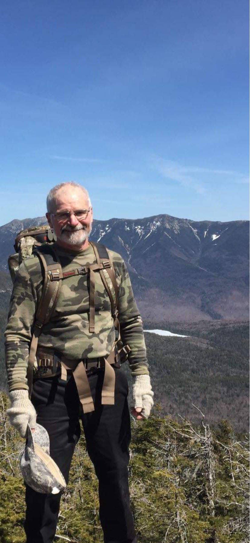 Dave Manca of Templeton will begin a solo hike of the Appalachian Trail in March. He's making the trek to raise money for the Tunnel to Towers Foundation.