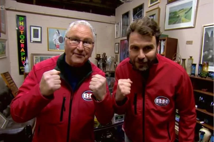 Father and son David and James took part in the latest episode of Bargain Hunt