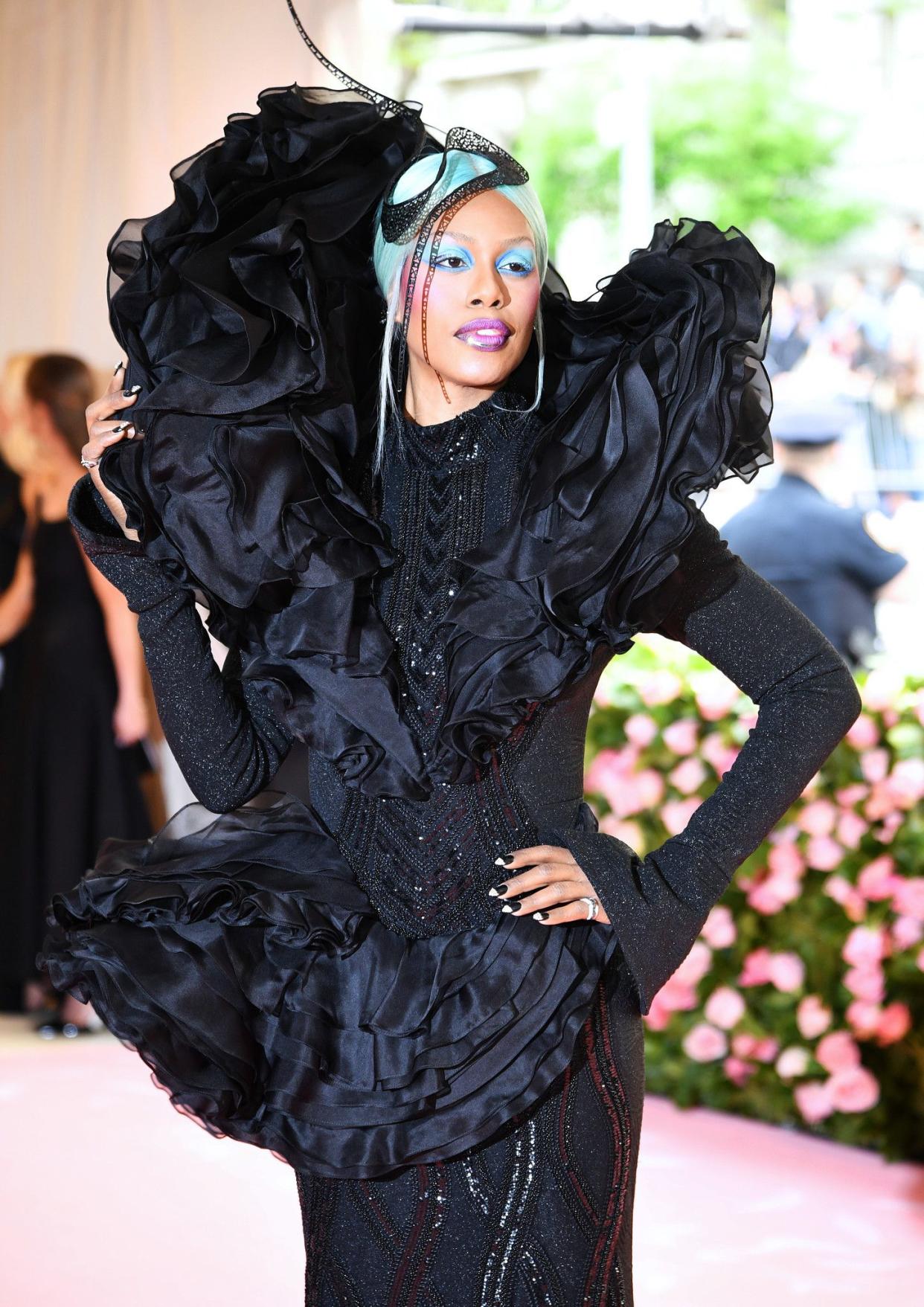 Laverne Cox attends The 2019 Met Gala Celebrating Camp: Notes on Fashion at Metropolitan Museum of Art on May 06, 2019 in New York City. (Photo by Dimitrios Kambouris/Getty Images for The Met Museum/Vogue)