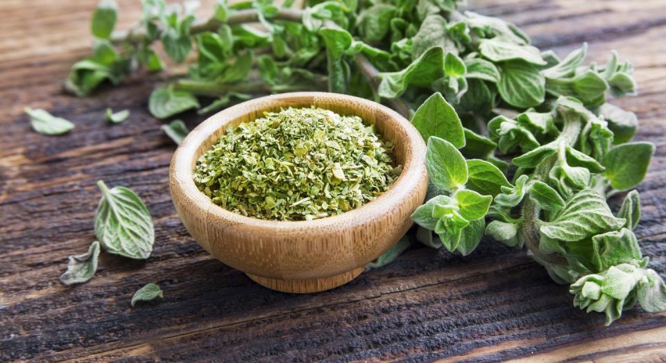 <p>This powerful green herb is “rich in antioxidants that fight free radical damage,” says Mirkin, potentially helping to stave off disease-causing inflammation.</p><p><strong>Try it: </strong>Sprinkle this subtly sweet Italian staple on everything from salads to pastas.</p>