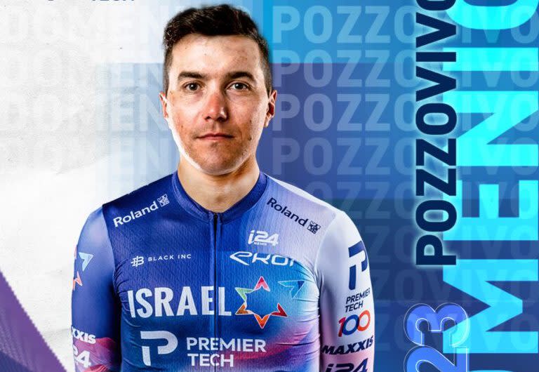  Domenico Pozzovivo in Israel-Premier Tech colours 