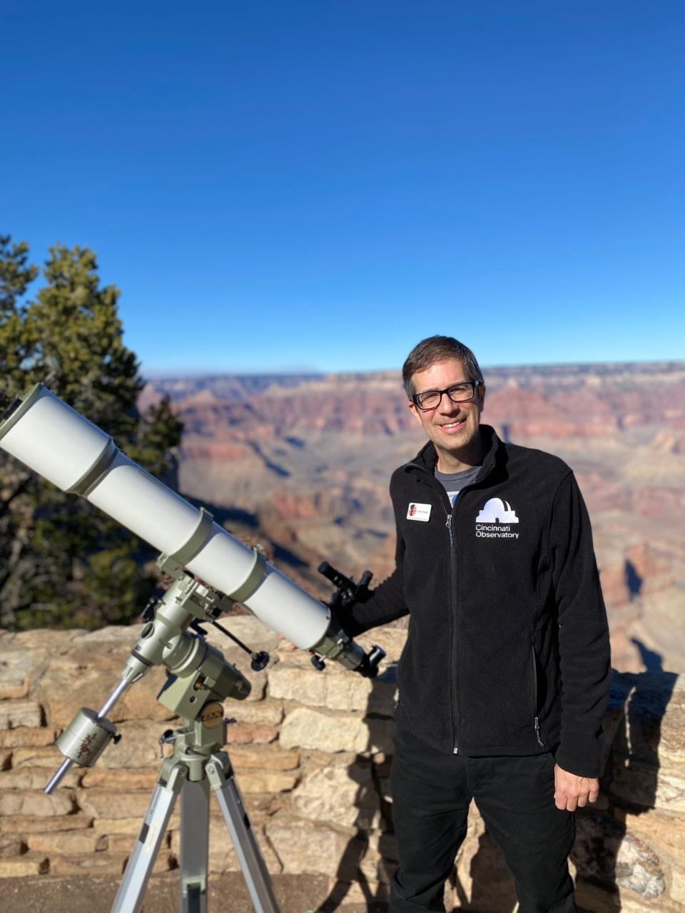 Dean Regas, of the Cincinnati Observatory, served as Astronomer in Residence at the Grand Canyon from Nov. 16 to Dec. 8, 2021.