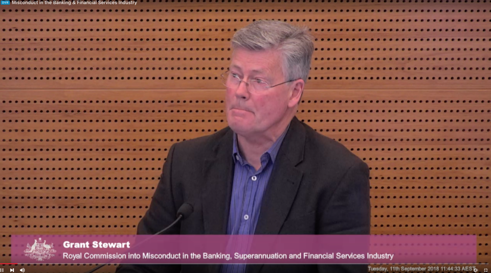 Father of 26-year-old man with Down Syndrome, Grant Stewart, gives evidence at the royal commission.