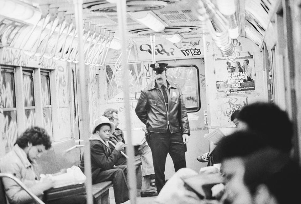 New York City subway, 1979. (Credit: Getty Images)