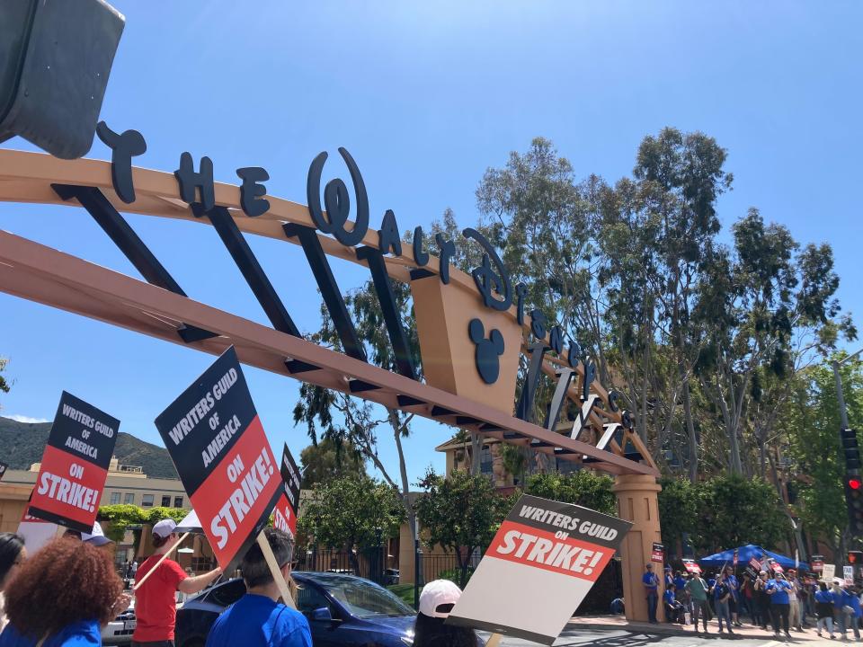 The picket line at Disney