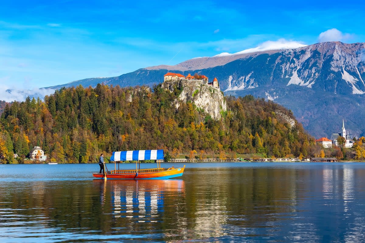 Slovenia’s most popular tourist destination, Lake Bled, is a fairytale setting for solos (Getty Images)