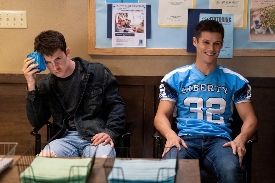 Dylan Minnette and Timothy Granaderos on "13 Reasons Why"