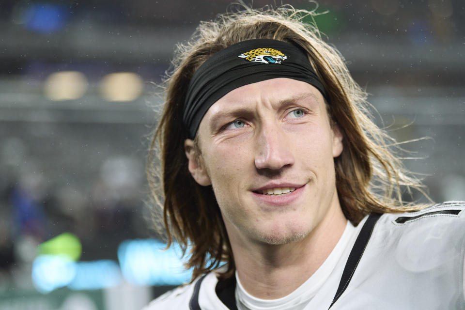 Trevor Lawrence #16 of the Jacksonville Jaguars has been a fantasy star