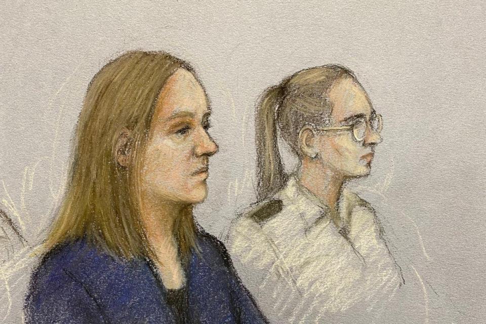 Lucy Letby is on trial at Manchester Crown Court (Elizabeth Cook/PA) (PA Wire)