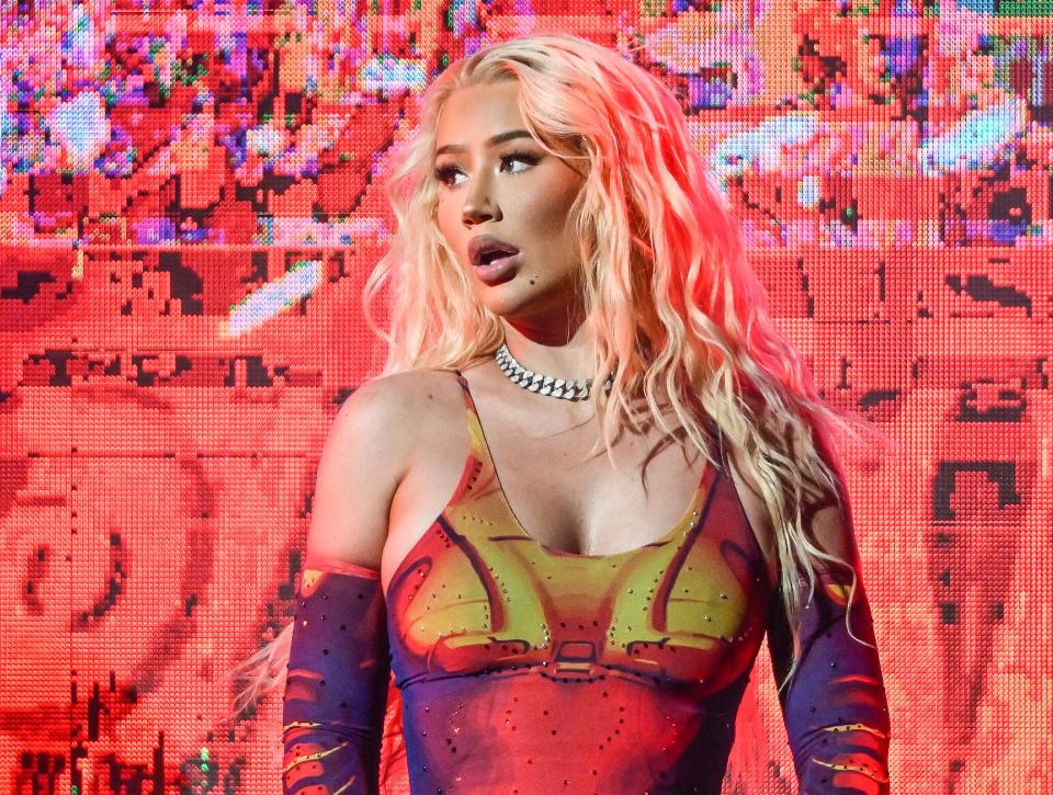 Iggy Azalea performs at SAP Center on September 24, 2022 in San Jose, California.