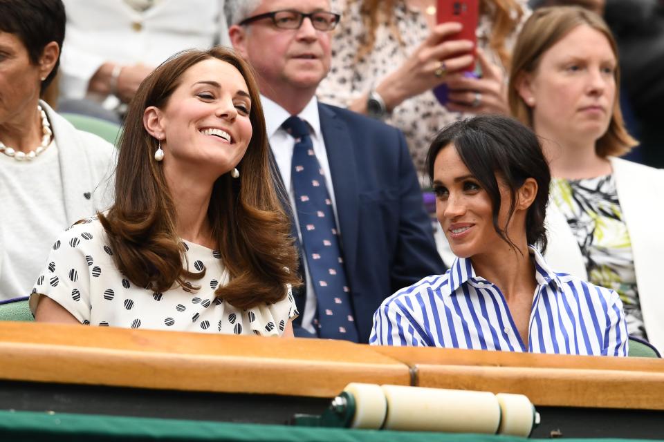 kate middleton and meghan markle wimbledon