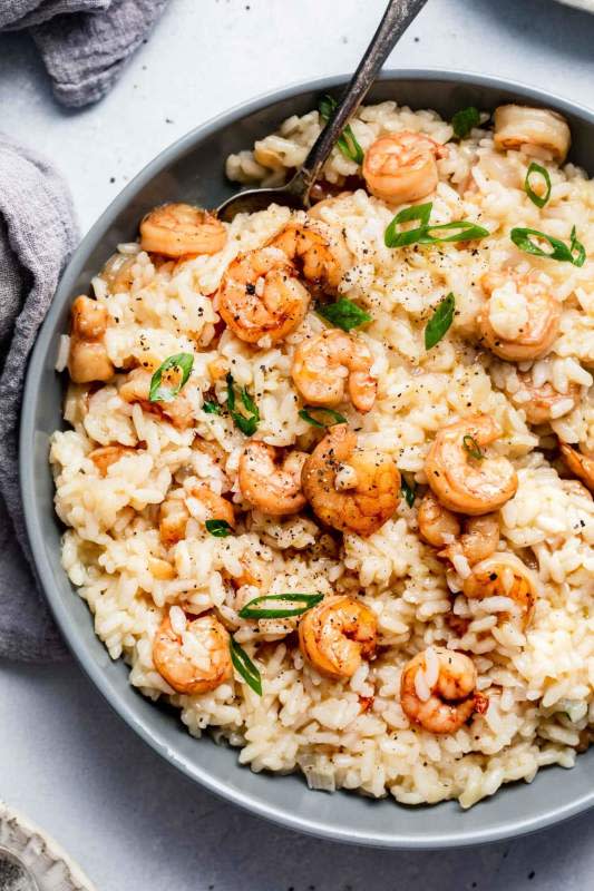 <p>This shrimp risotto has a rich seafood flavor and is deliciously creamy. It's easy to make at home and perfect for an elegant dinner.</p><p><strong>Get the recipe: <a href="https://www.platingsandpairings.com/shrimp-risotto/" rel="nofollow noopener" target="_blank" data-ylk="slk:Shrimp Risotto;elm:context_link;itc:0;sec:content-canvas" class="link rapid-noclick-resp">Shrimp Risotto</a></strong></p><p><strong>Related: <a href="https://parade.com/300888/benrayl/arancini-sicilian-risotto-balls/" rel="nofollow noopener" target="_blank" data-ylk="slk:Best Arancini Risotto Balls Recipe;elm:context_link;itc:0;sec:content-canvas" class="link rapid-noclick-resp">Best Arancini Risotto Balls Recipe</a></strong></p>