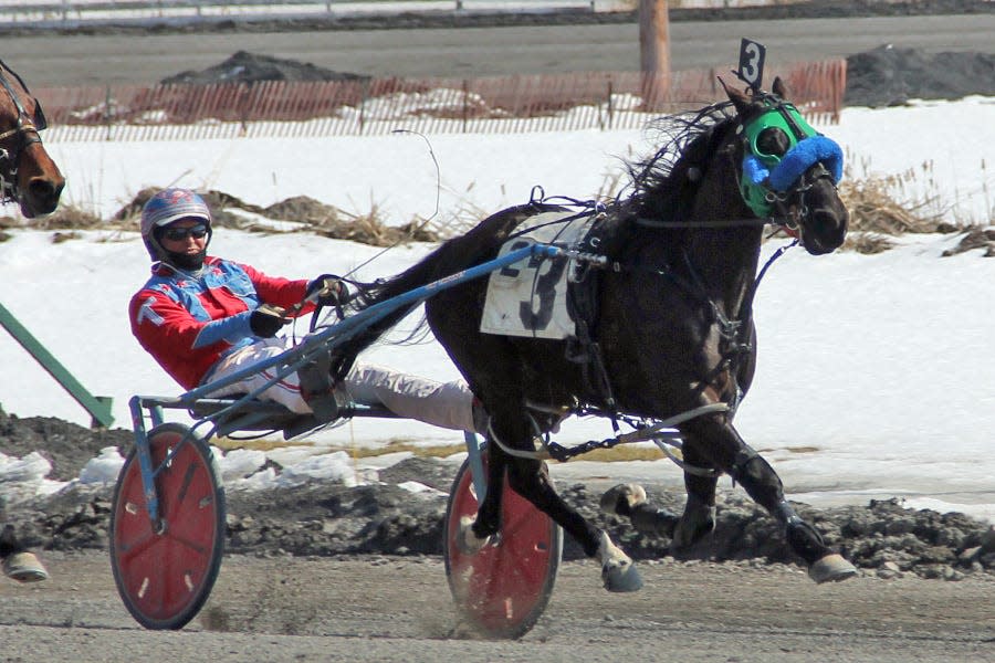 Jim Taggart Jr., shown here racing in 2021, won the 2022 Monticello Raceway driver's title. GERI SCHWARZ/For Monticello Raceway