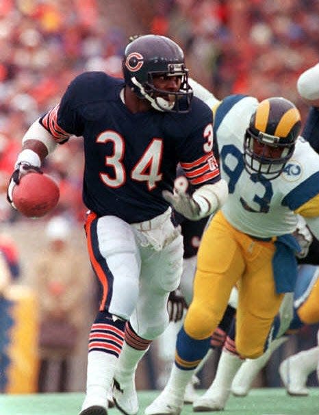 Walter Payton carried a hefty workload for the Chicago Bears throughout his Hall of Fame career.