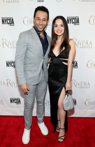 <p> Dia Dipasupil/Getty</p> Corbin Bleu and Sasha Clements