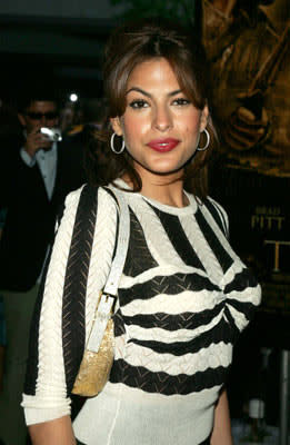 Eva Mendes at the New York premiere of Warner Brothers' Troy