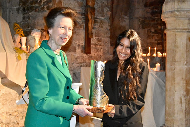 princess anne at london fashion week