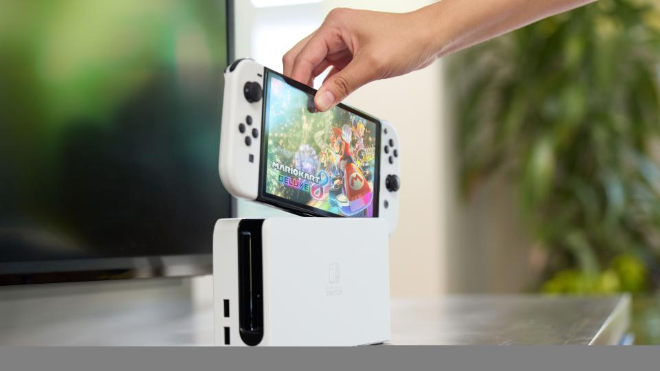 Nintendo Switch OLED lifestyle image