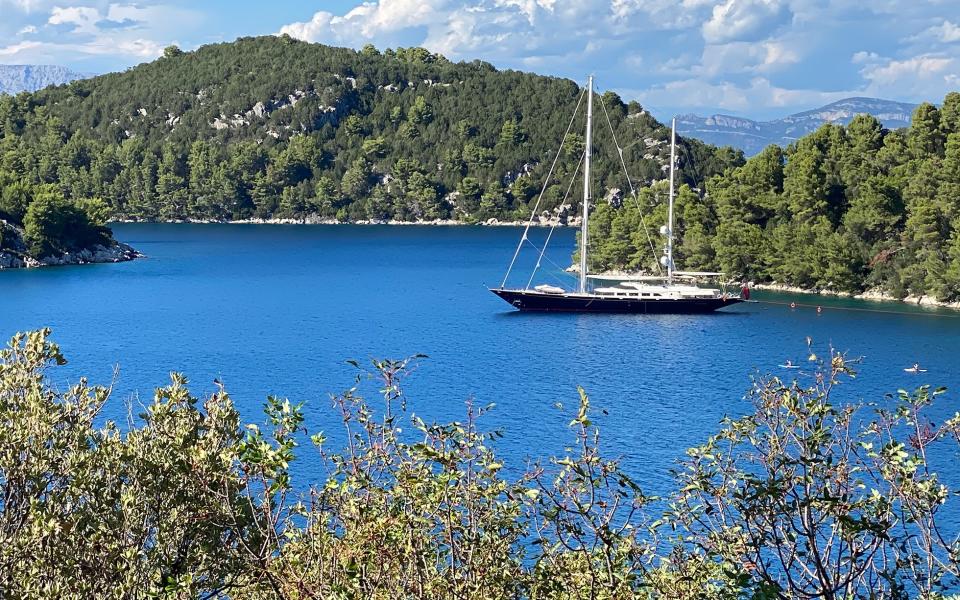 A yacht near Mljet - adam batterby