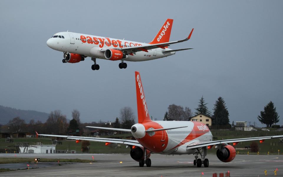 easyjet planes